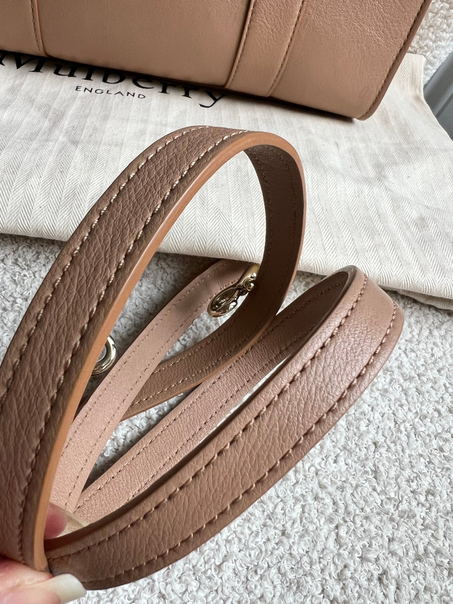 Mulberry Light Salmon Small Zipped Bayswater (RRP £1,245)