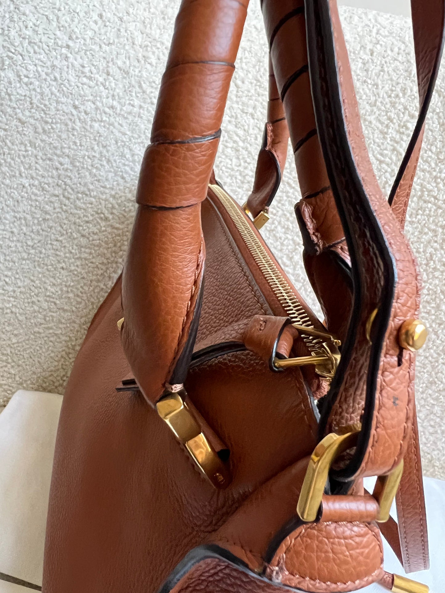 Chloe Tan Small Marcie Double Carry Bag (RRP £1690)