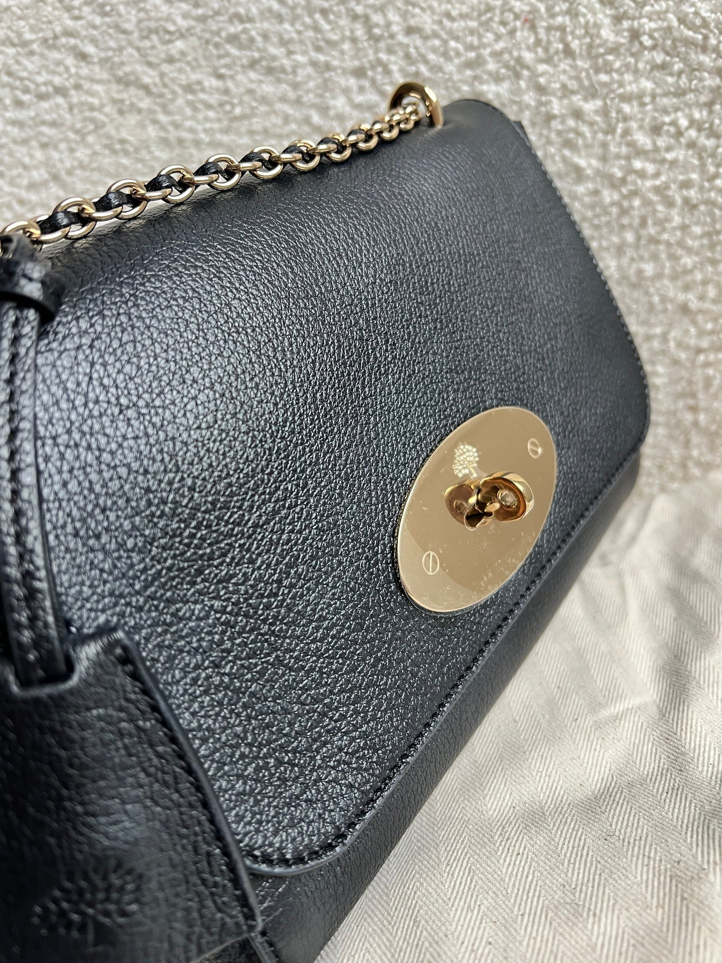 Mulberry Black Regular Lily with Gold Hardware (RRP £995)