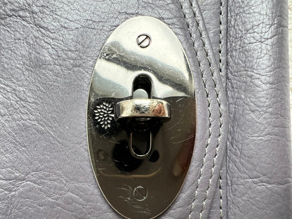 Mulberry Foggy Grey Alexa Postmans Lock Wallet