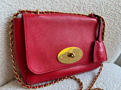 Mulberry Hibiscus Red Regular Lily with Gold Hardware (RRP £995)