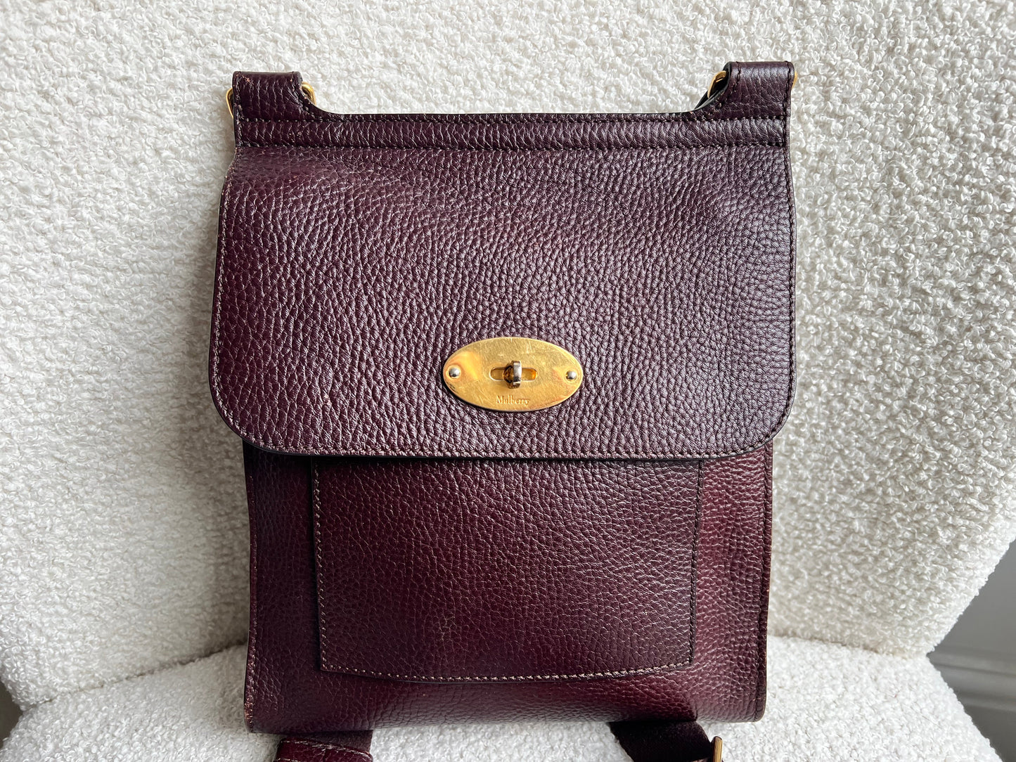 Mulberry Medium Oxblood Antony (RRP £695)