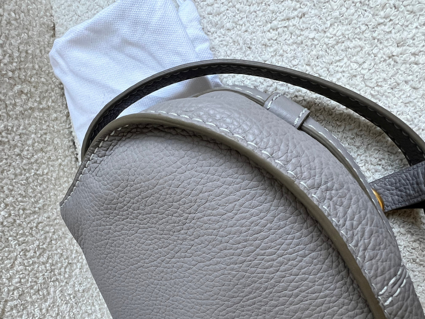 Chloe Small Cashmere Grey Marcie Saddle Bag (RRP £1050)