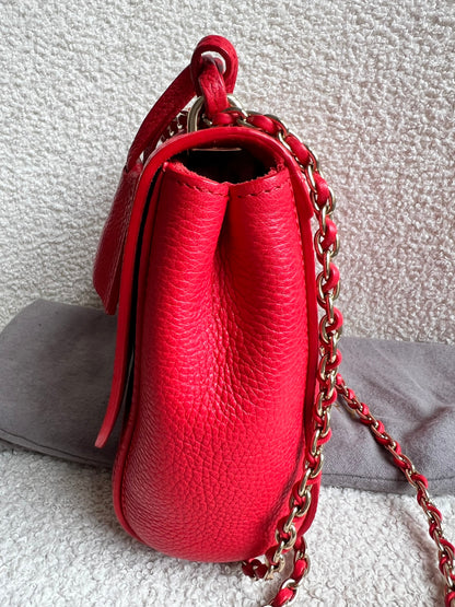 Mulberry Hibiscus Red Regular Lily with Gold Hardware (RRP £995)