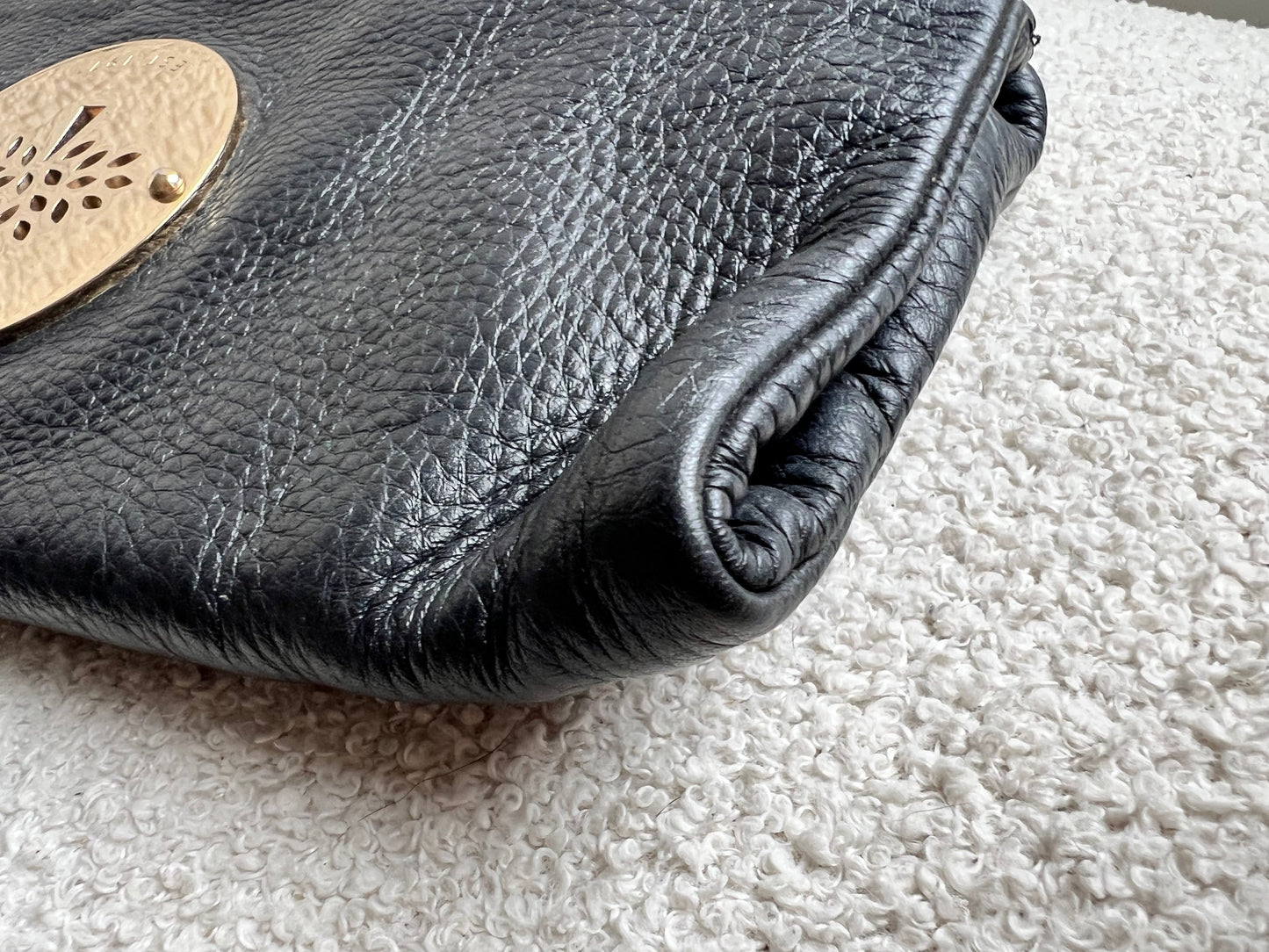 Mulberry Black Daria Clutch (RRP £550)