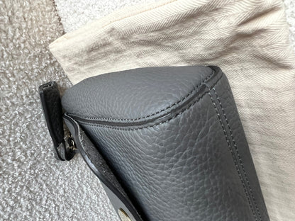 Mulberry Solid Grey Regular Top Handle Lily (RRP £1095)