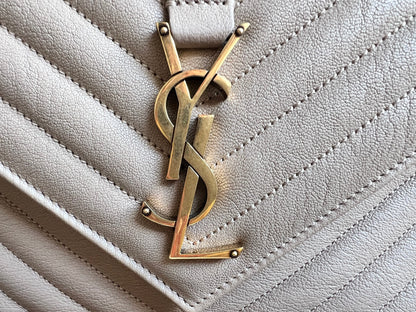 Yves Saint Laurent (YSL) Beige Medium College (£2000)