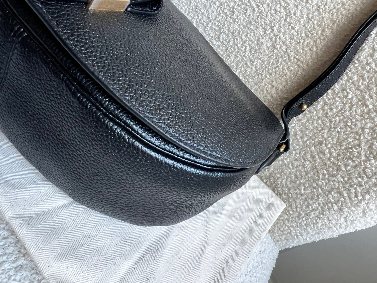 Mulberry Black Tessie Satchel (RRP £650)