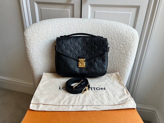 Louis Vuitton Pochette Metis Black Empreinte (RRP £2,200)