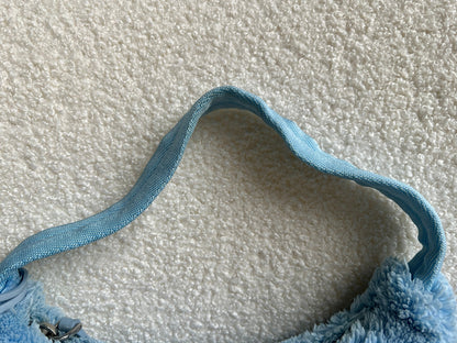 Prada Blue Re-edition 2000 Terry Cloth Shoulder Bag