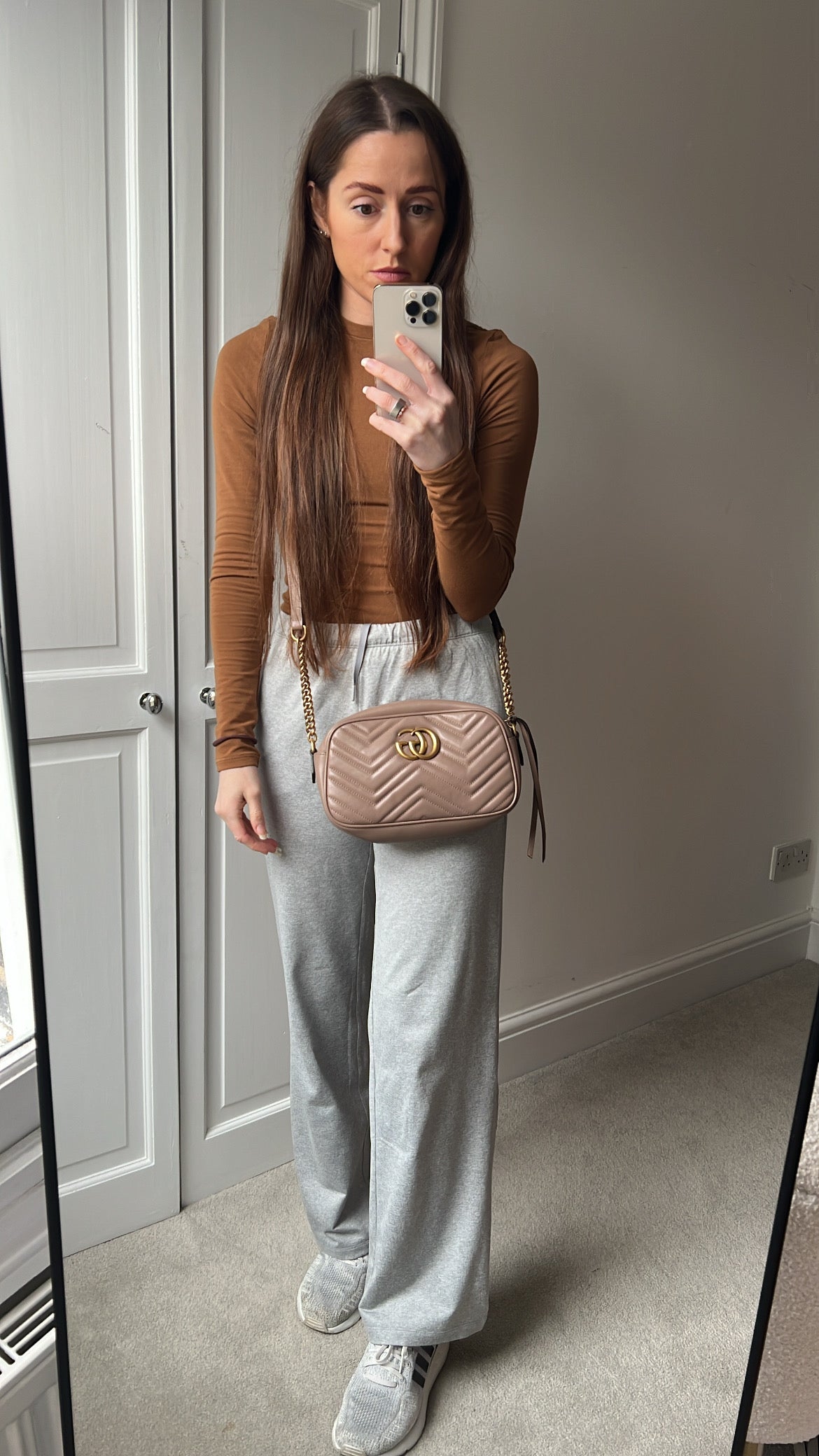 Gucci GG Marmont Dusty Pink Small Shoulder Bag (RRP £1440)