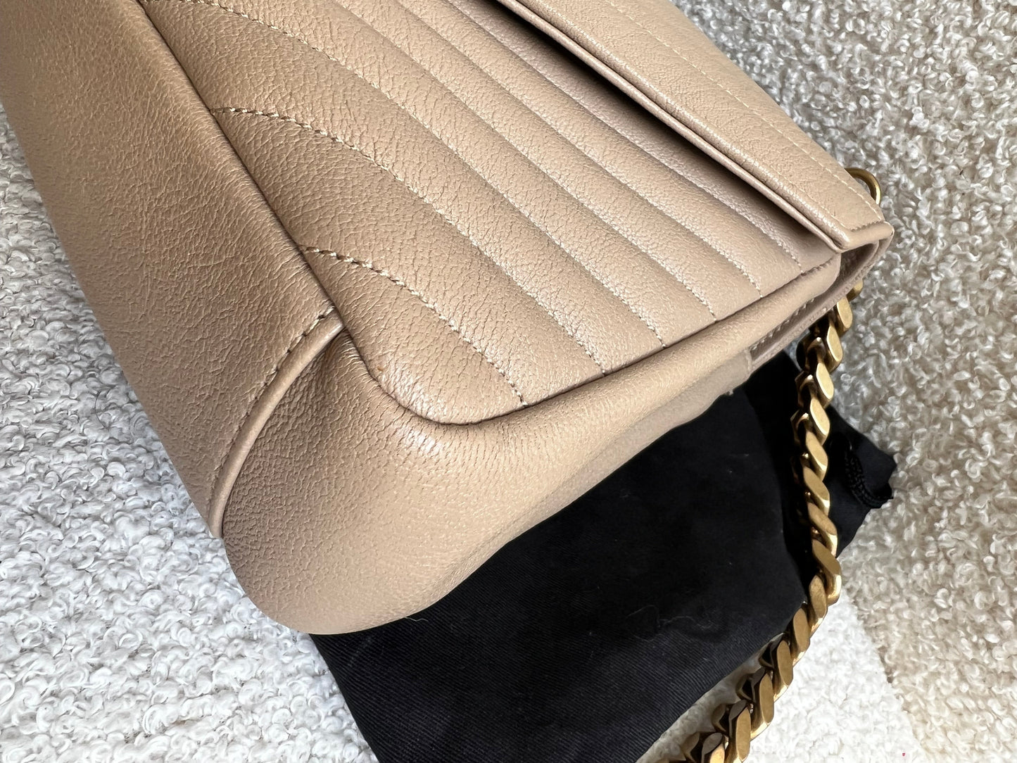 Yves Saint Laurent (YSL) Beige Medium College (£2000)