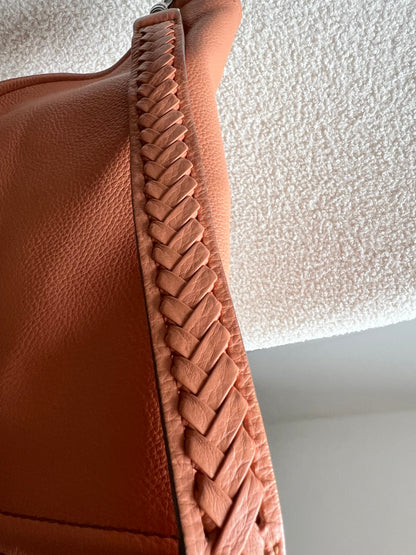 Mulberry Apricot Large Effie Satchel