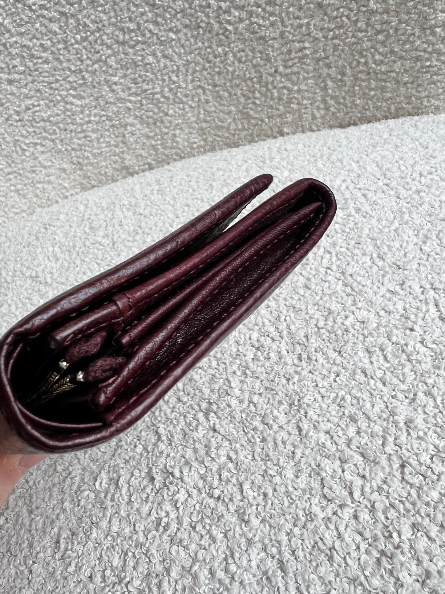Mulberry Oxblood French Purse (RRP £295)