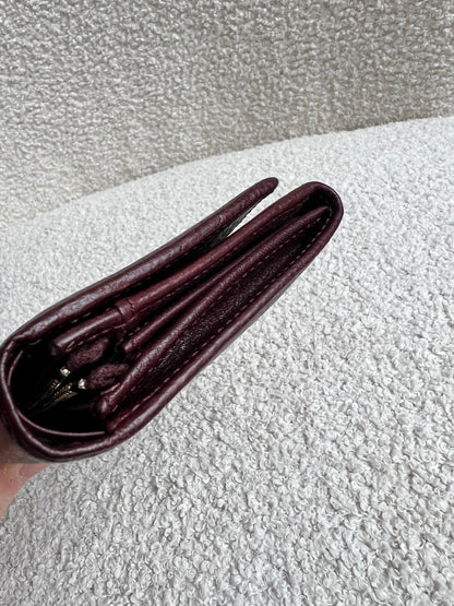 Mulberry Oxblood French Purse (RRP £295)