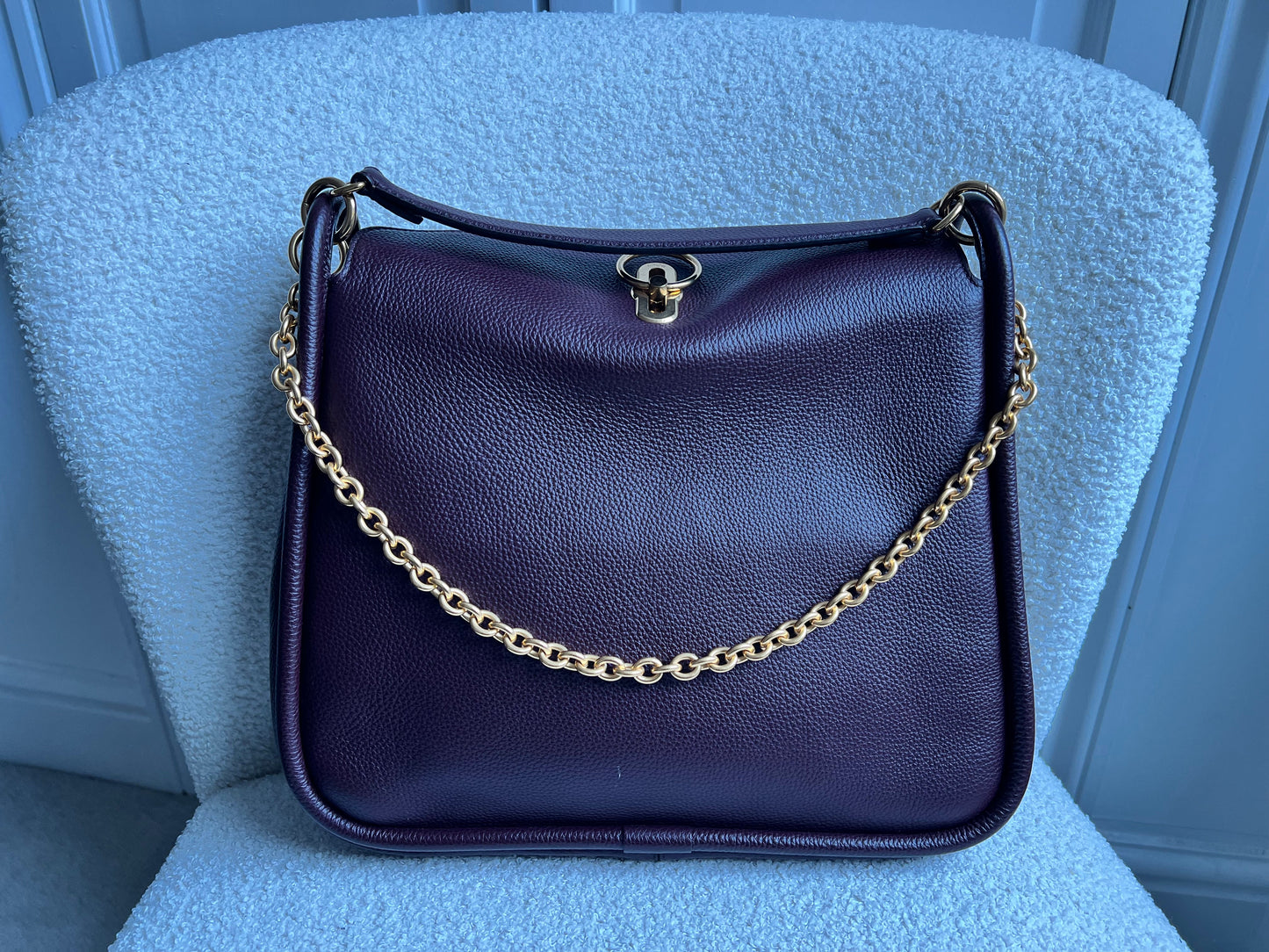 Mulberry Large Leighton in Oxblood with Gold Hardware (RRP £1,095)