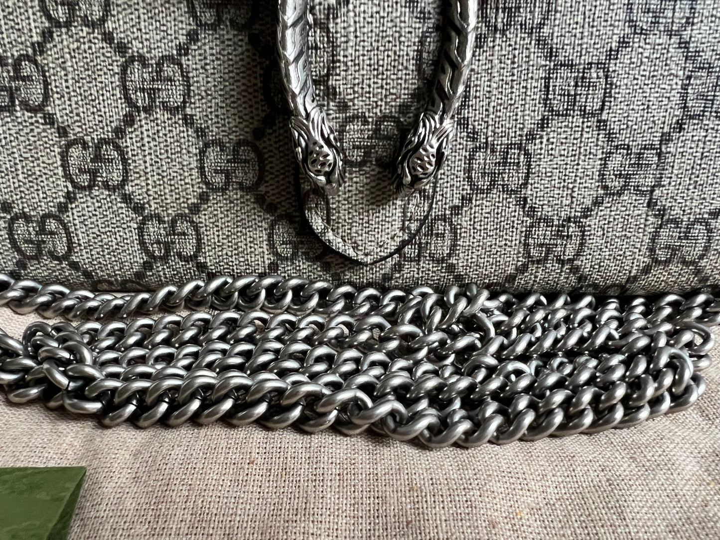 Gucci Dionysus GG Supreme Chain Wallet (RRP £1400)
