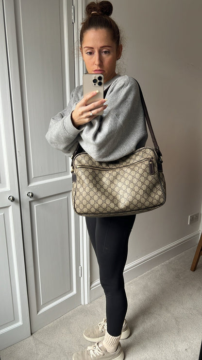 Gucci GG Supreme Canvas Shoulder Bag