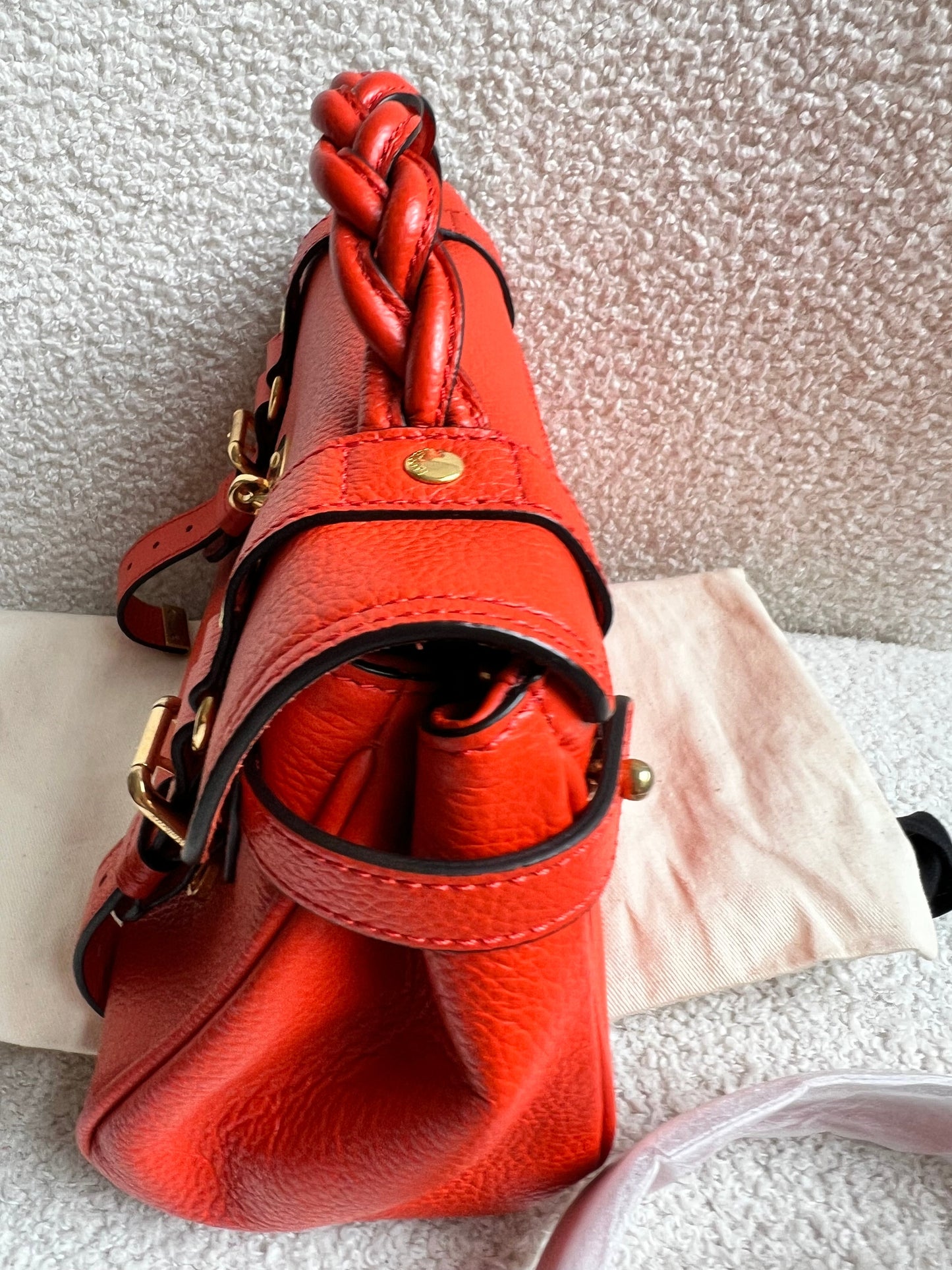Mulberry Orange Mini Alexa (RRP £995)