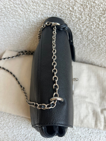 Mulberry Black Regular Lily with Silver Hardware (RRP £995)
