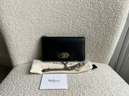 Mulberry Black Bayswater Clutch (RRP £495)