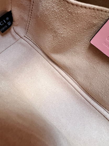 Gucci GG Pale Pink Marmont Mini Shoulder Bag (RRP £1,890)