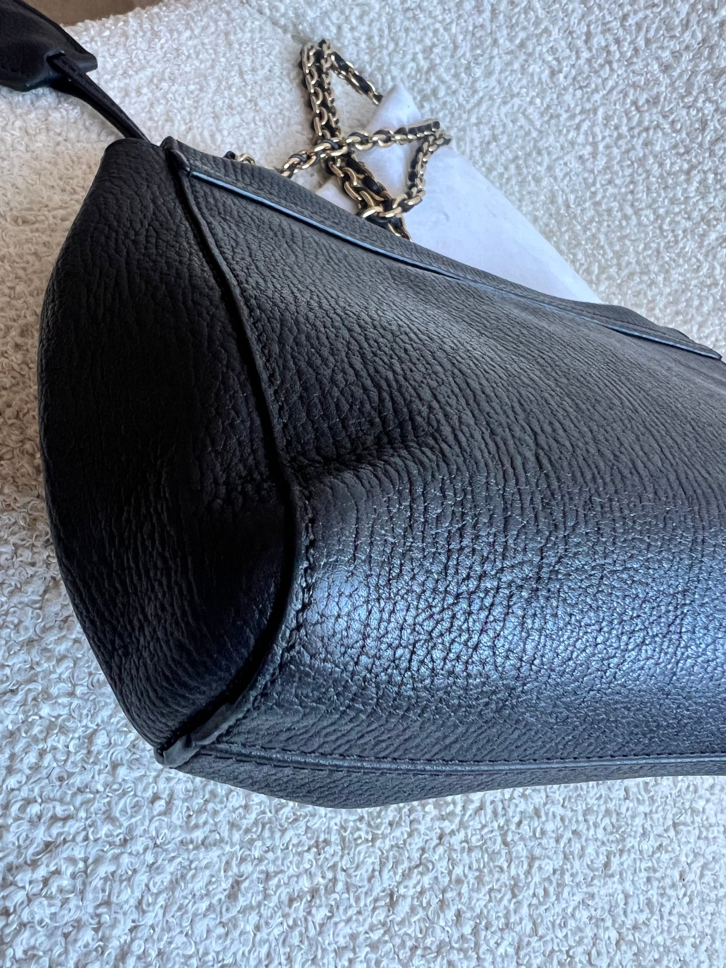 Mulberry Black Regular Lily with Silver Hardware (RRP £895)