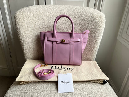 Mulberry Lilac Mini Zipped Bayswater (RRP £1095)