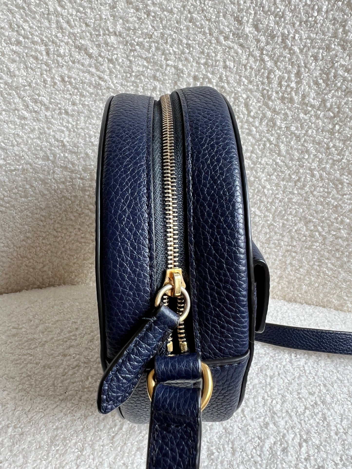 Mulberry Union Jack Midnight Darley Round Shoulder Clutch