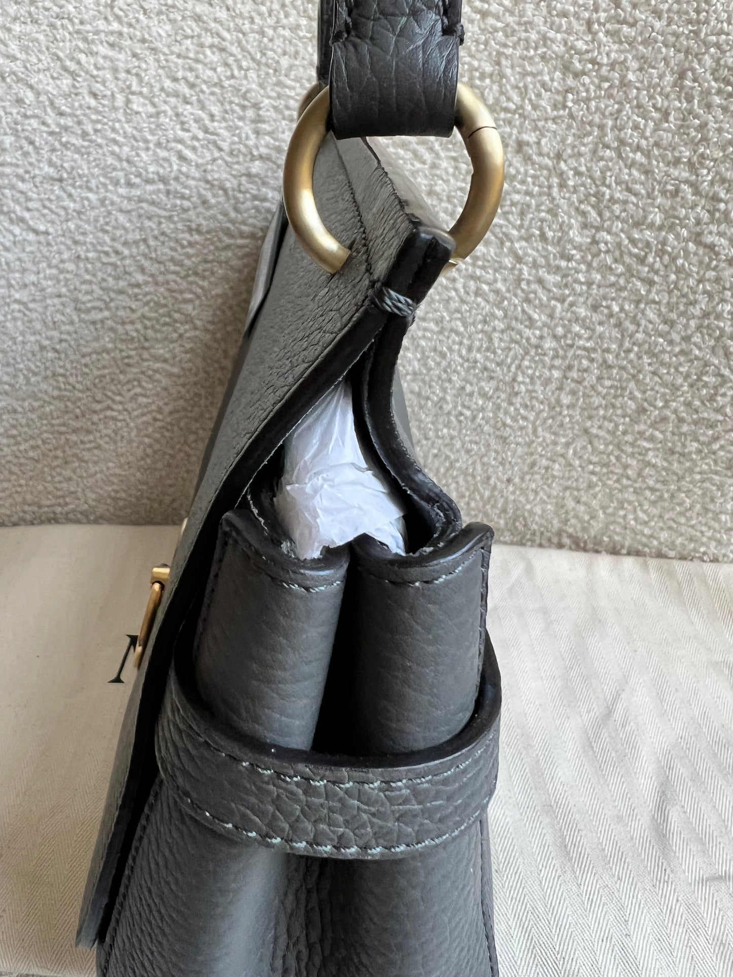 Mulberry Grey Soft Amberley Satchel (RRP £1,195)