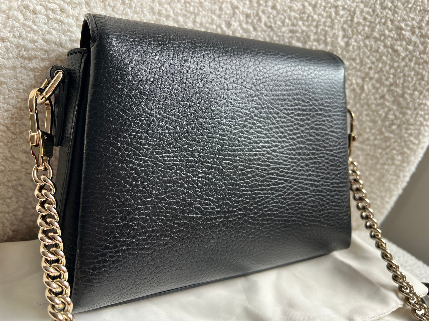 Gucci Interlocking GG Black Small Cross Body Bag