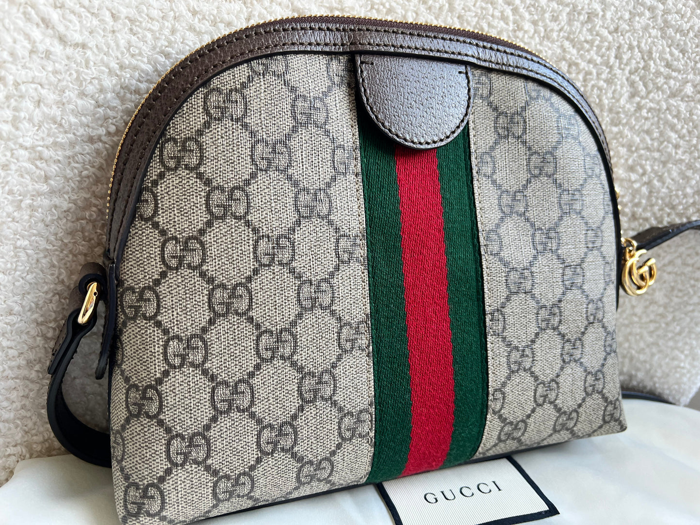 Gucci Ophidia GG Supreme Rounded Top Shoulder Bag (RRP £1,380)