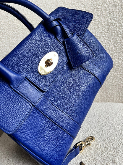 Mulberry Neon Blue Bayswater Satchel (RRP £995)