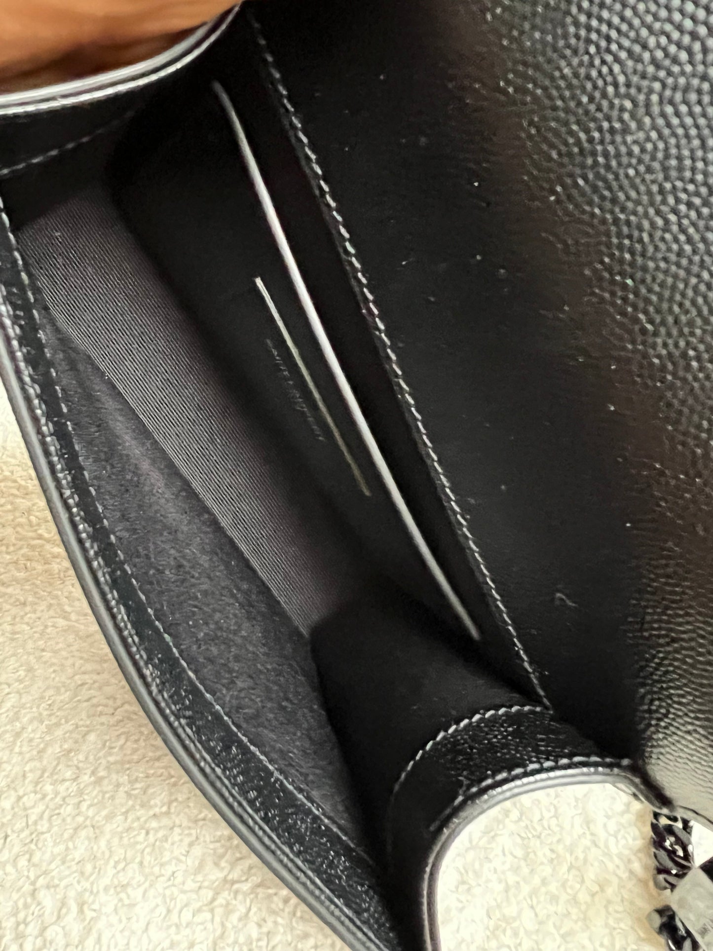 Yves Saint Laurent (YSL) Black on Black Mini Kate
