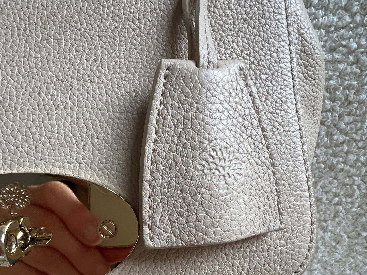 Mulberry Buttercream Regular Lily with Gold Hardware (RRP £995)
