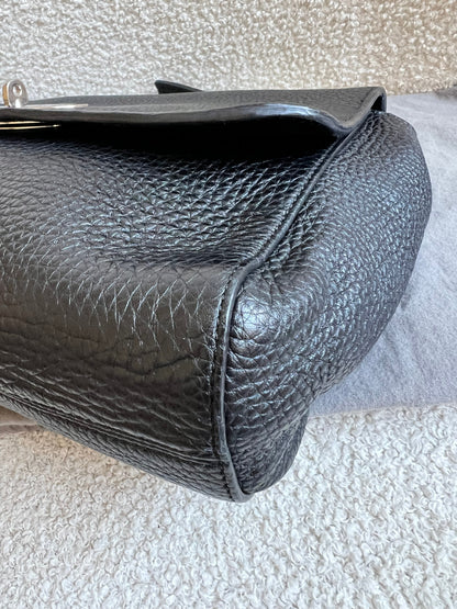 Mulberry Black Medium Lily with Silver Hardware (RRP £1095)
