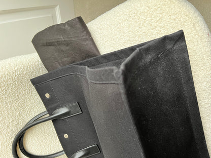 Yves Saint Laurent Rive Gauche NS Tote in Canvas and Printed Leather (RRP £1380)