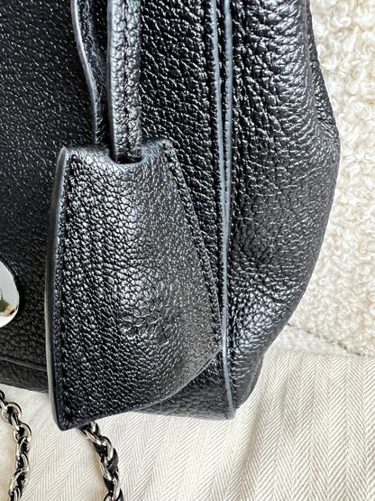 Mulberry Black Regular Lily with Silver Hardware (RRP £995)