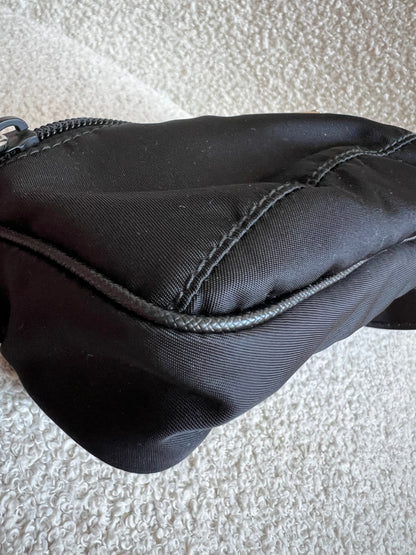 Prada Black Nylon Mini Belt Bag