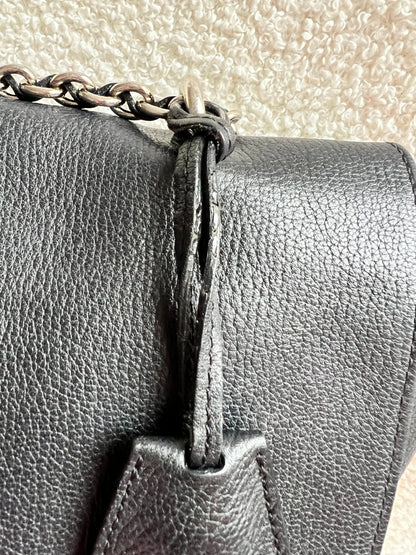 Mulberry Black Medium Lily with Silver Hardware (RRP £1095)