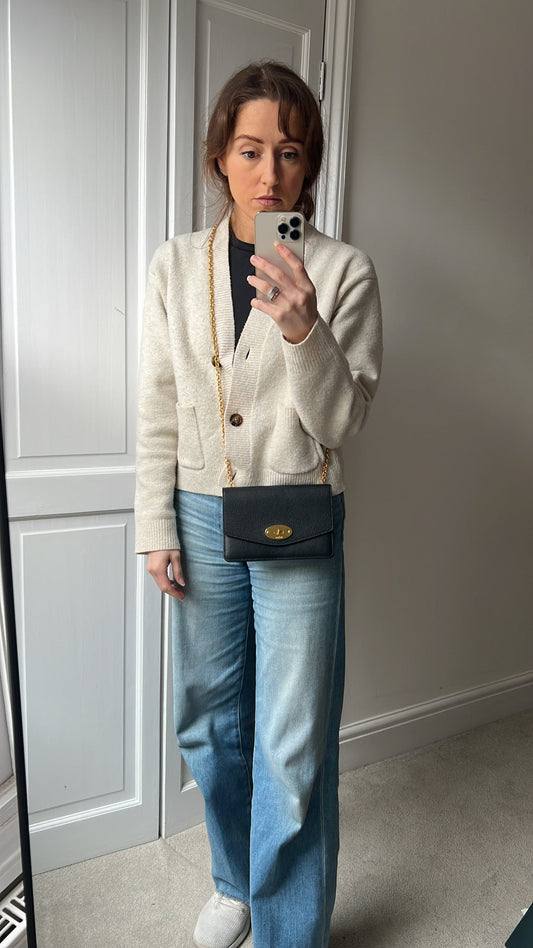 Mulberry Black Small Darley Cross Body Bag (RRP £650)
