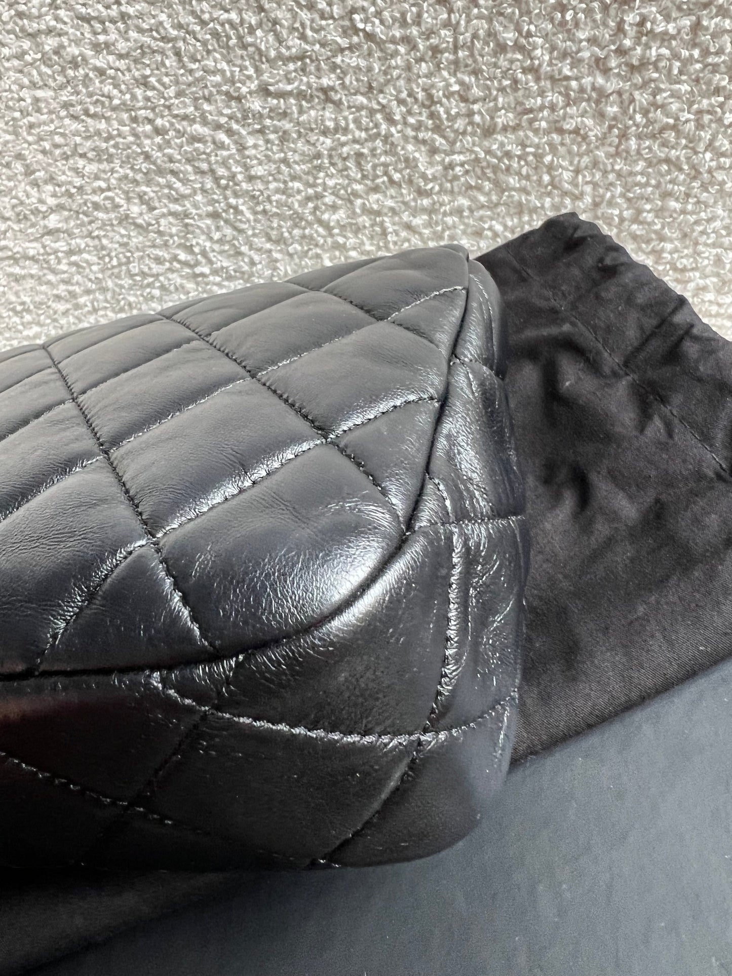 Chanel Candy Chain Mini Flap in Black Lambskin