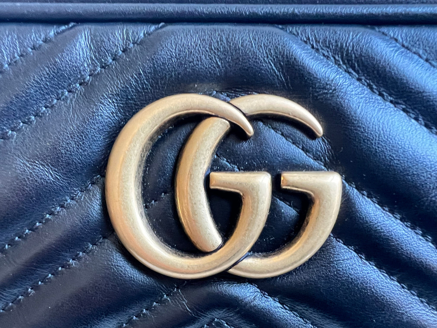 Gucci GG Black Marmont Small Shoulder Bag (RRP £1440)