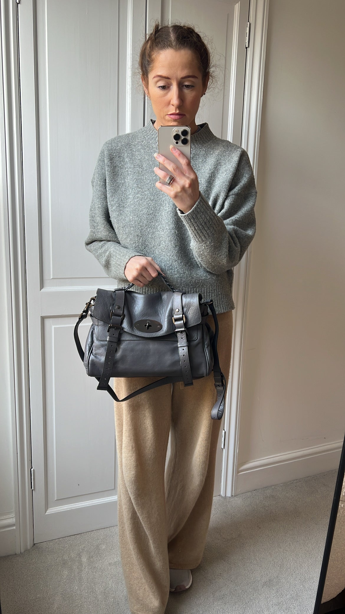 Mulberry Foggy Grey Regular Alexa (RRP £1100)