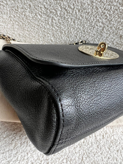 Mulberry Black Regular Lily with Gold Hardware (RRP £995)