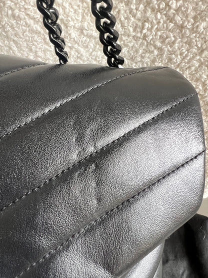 Yves Saint Laurent (YSL) Medium Black on Black LouLou (RRP £2,150)