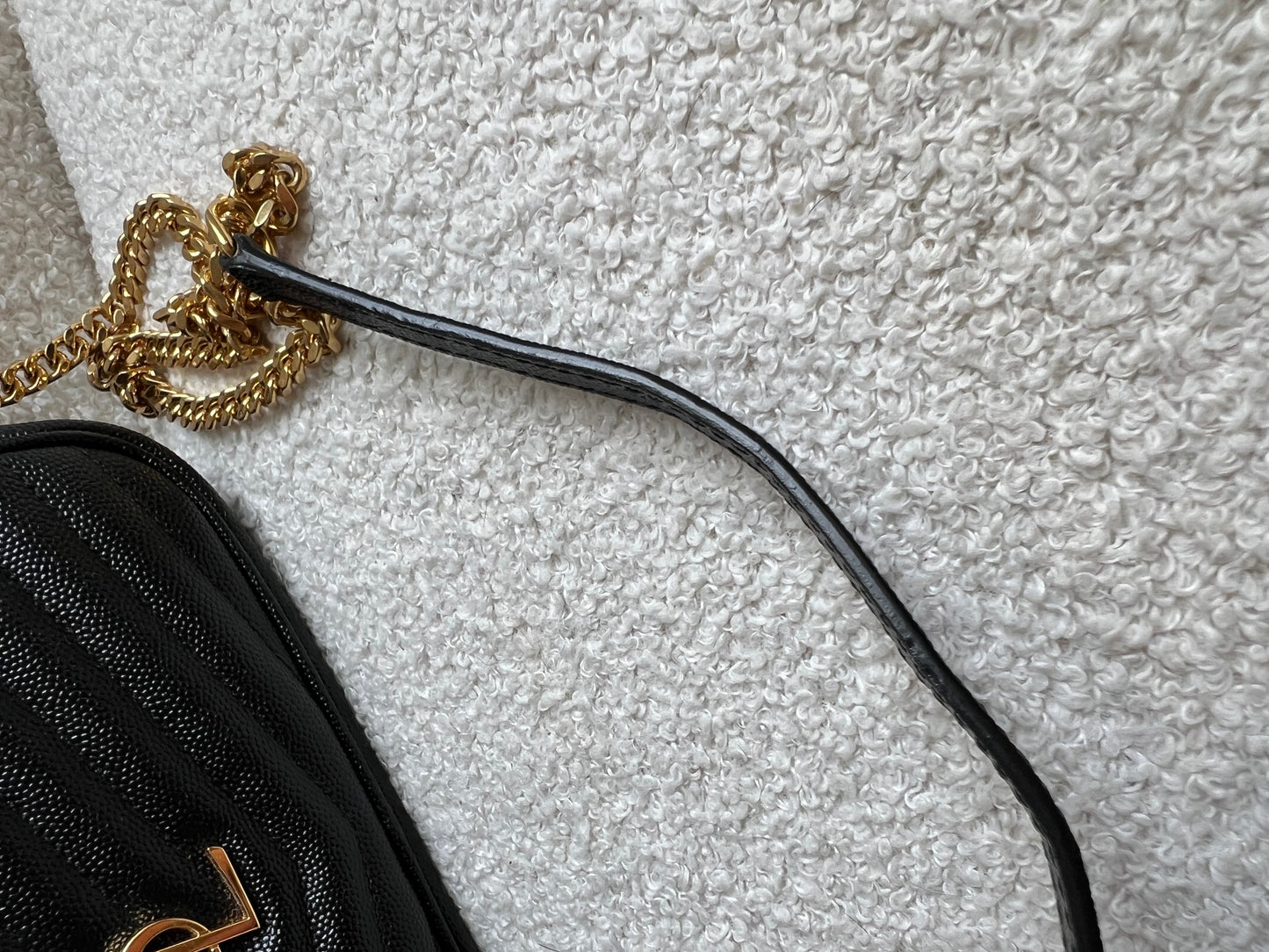 Yves Saint Laurent (YSL) Black Mini Lou Camera Bag (RRP £1285)