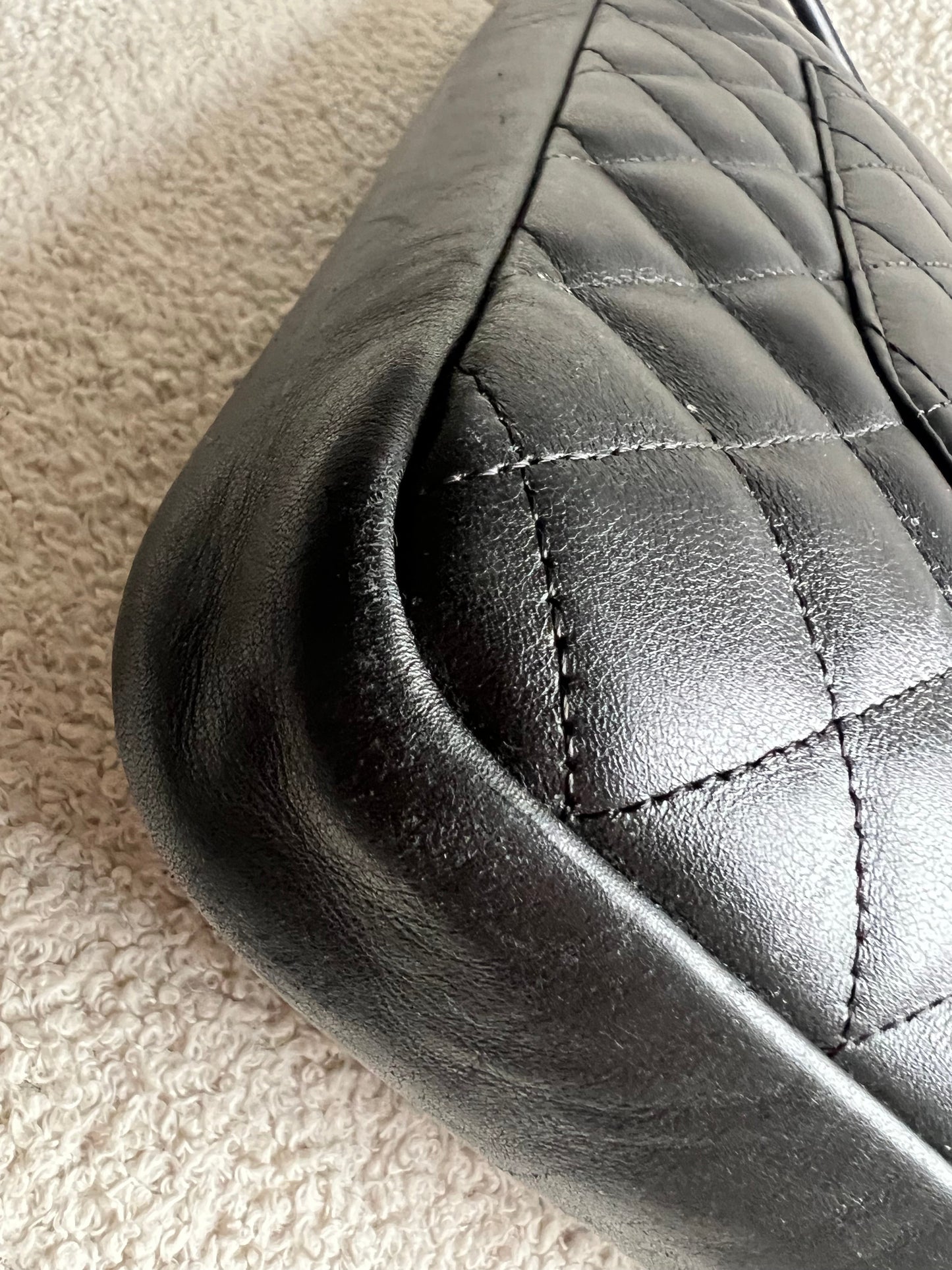 Chanel Black and White Cambon Line Large Crossbody