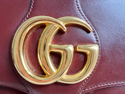 Gucci Burgundy Small Arli Shoulder Bag