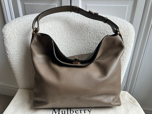 Mulberry Clay Tessie Hobo (RRP £695)